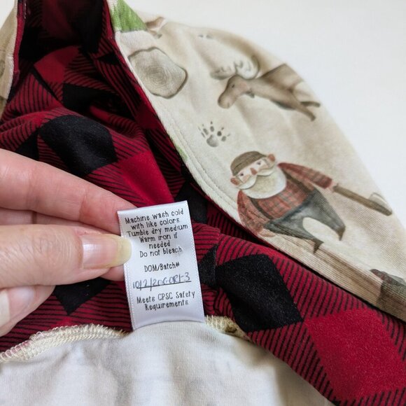 Grow With Me Style Toddler Boy Romper Playsuit Age 1-3 Years Lumber Jack Print - Picture 9 of 10